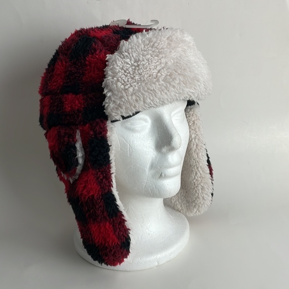 GAP Other - Gap Kid Buffalo Plaid Bomber Hat